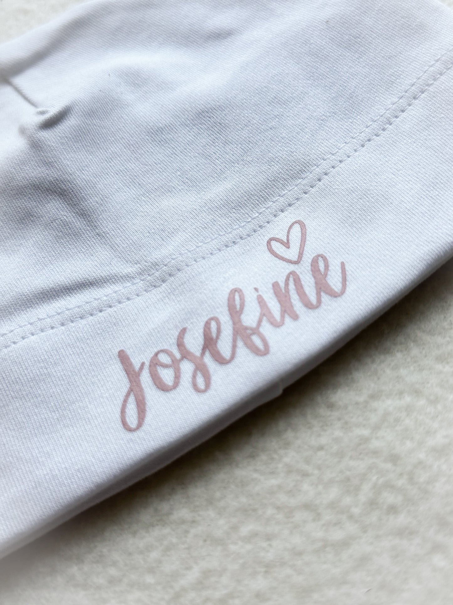 Babyhaube personalisiert | Baby-Mütze/ Beanie mit Name