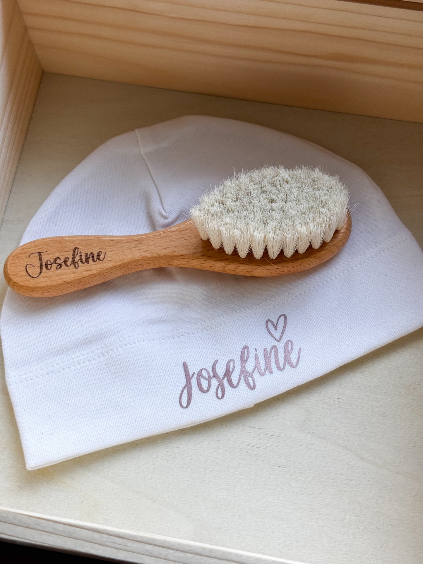 Babyhaube personalisiert | Baby-Mütze/ Beanie mit Name