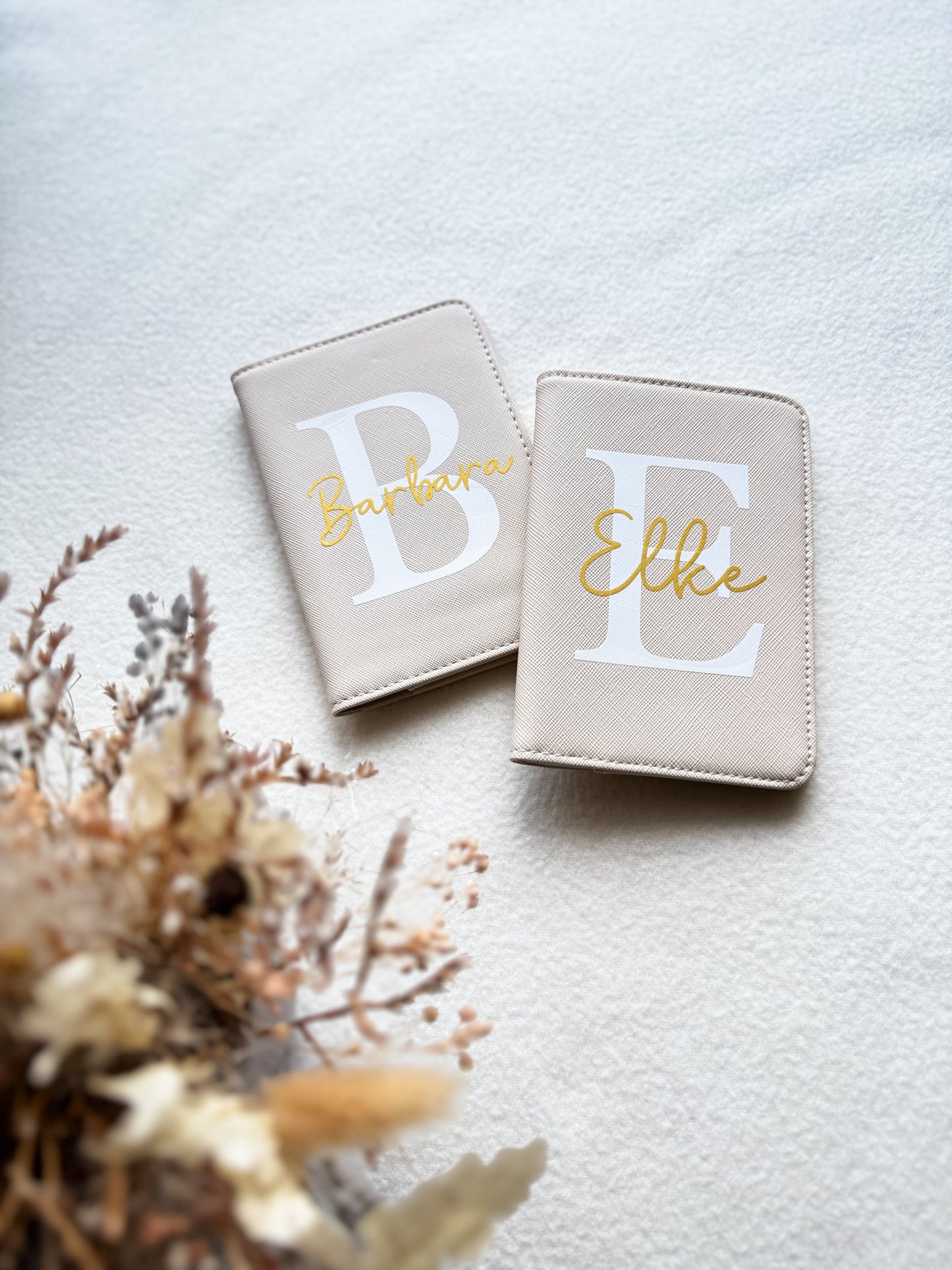 Set Reisepasshülle + Kofferanhänger