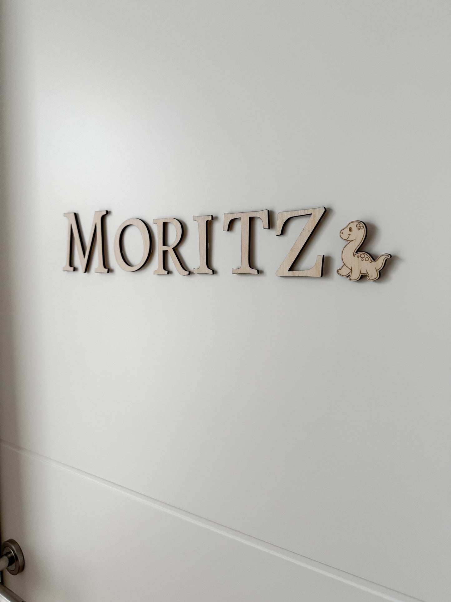 Schriftzug aus Holz Name + Motiv | Namenschild  Kinderzimmer  | Türschild