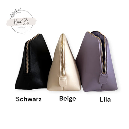 Personalisierte Kosmetiktasche mit Geburtsblume