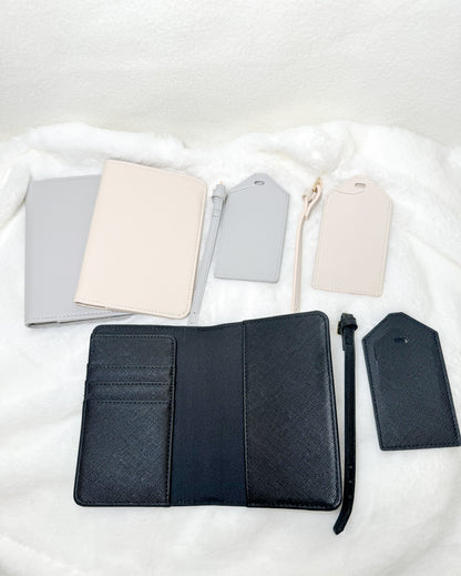 Set Reisepasshülle + Kofferanhänger
