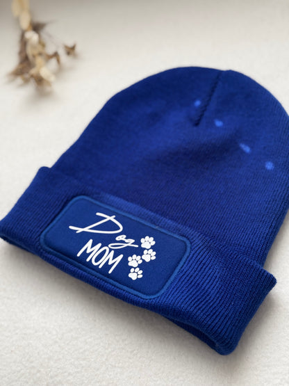 Statement Strickhaube „DogMOM“