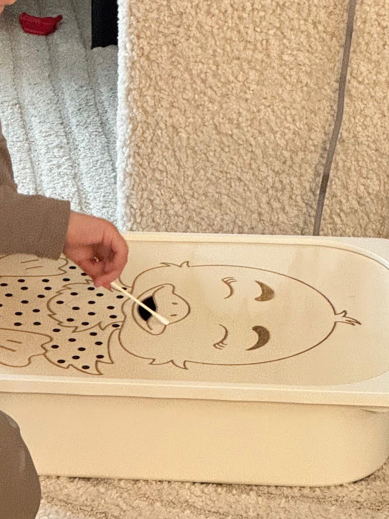 Aktivitätsplatte Ente