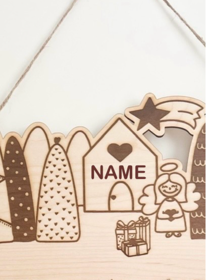 Personalisierter Adventkalender zum Befüllen aus Holz: Nachhaltige Vorweihnachtsfreude