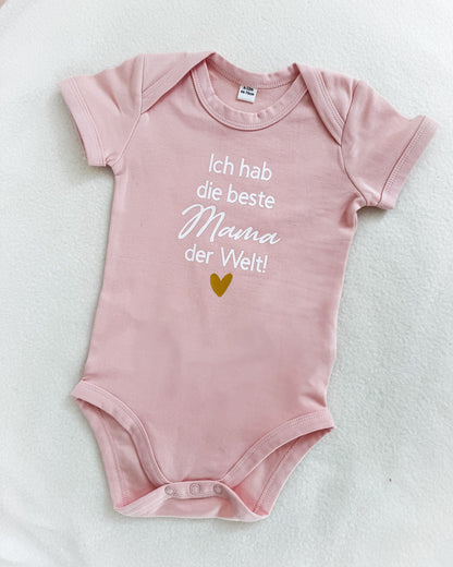 Babybody mit Text „Ich hab die beste … der Welt!“ | Geschenk Mama, Oma, Tante
