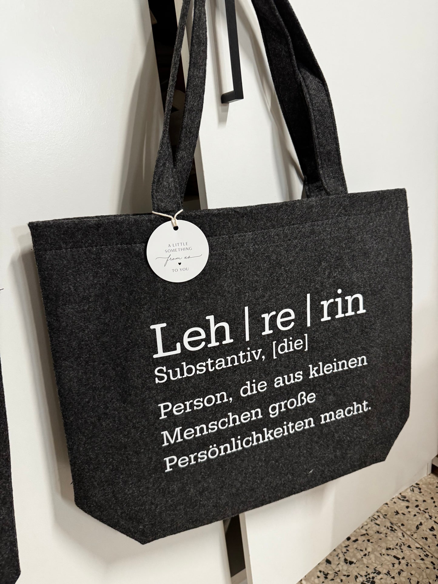 XL Filz Shopper | Filztasche für Lehrerinnen