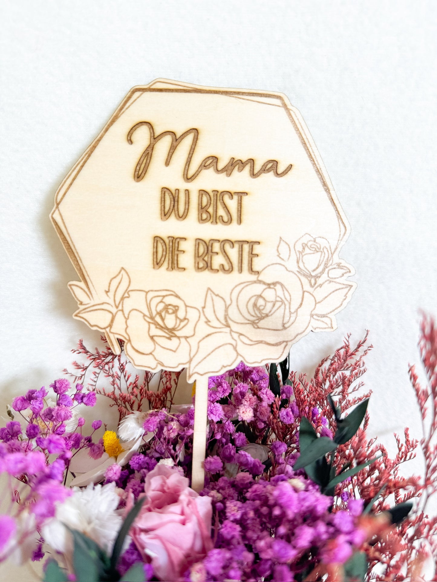 Caketopper "Mama du bist die Beste"