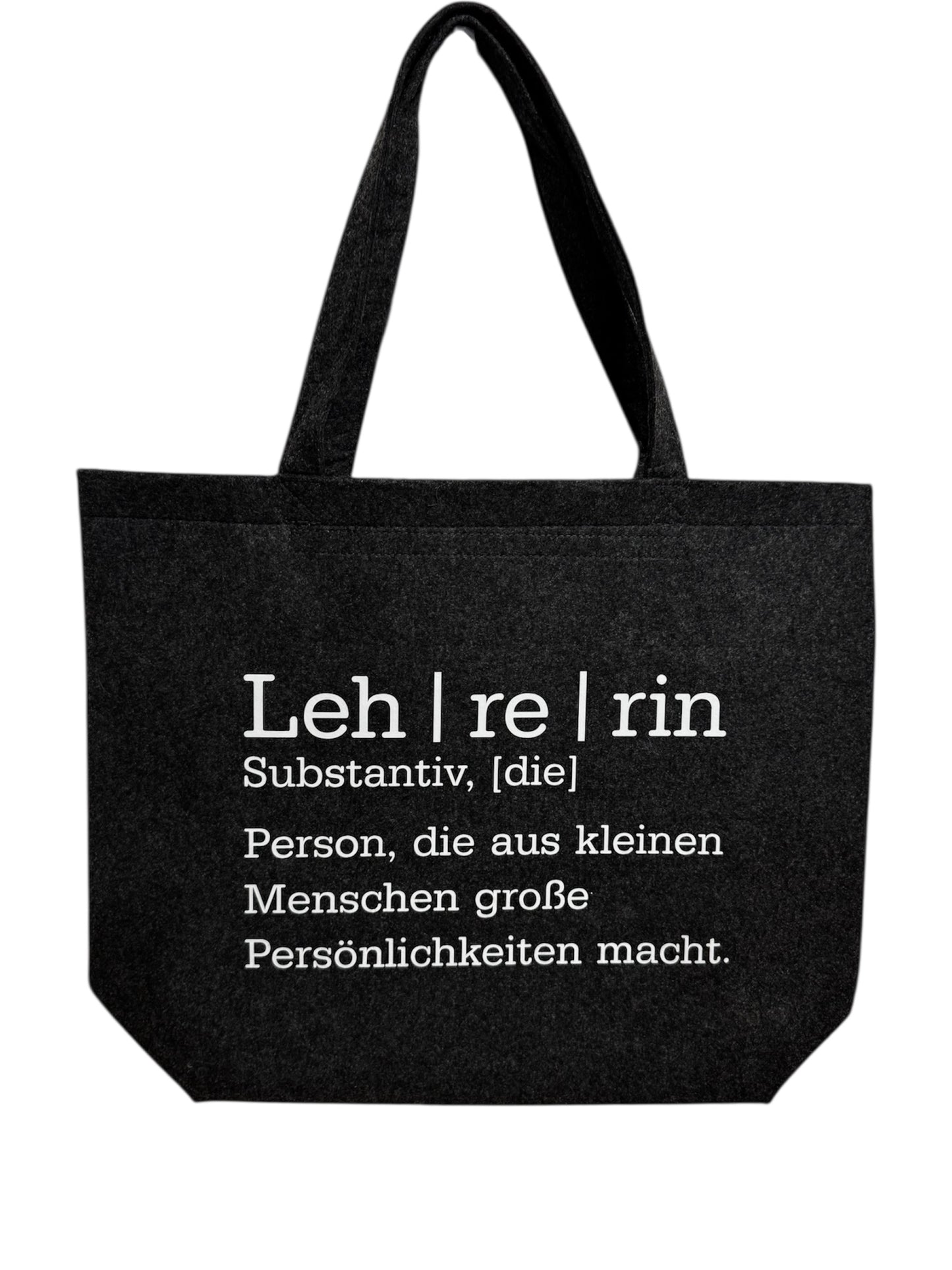 XL Filz Shopper | Filztasche für Lehrerinnen