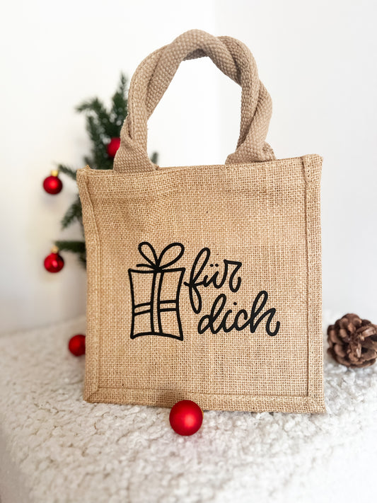 Jutetasche – Kleine Geschenkverpackung  für jeden Anlass